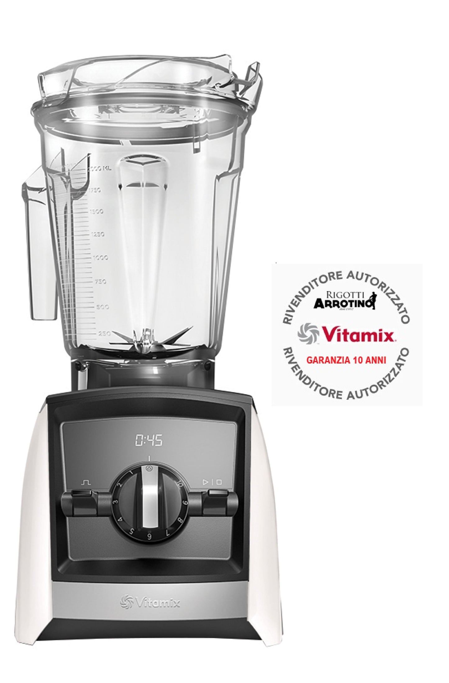 Vitamix Power Blender Ascent A2300i bianco 10 anni di garanzia