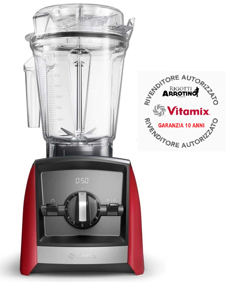 Vitamix Power Blender Ascent A2300i rosso 10 anni di garanzia