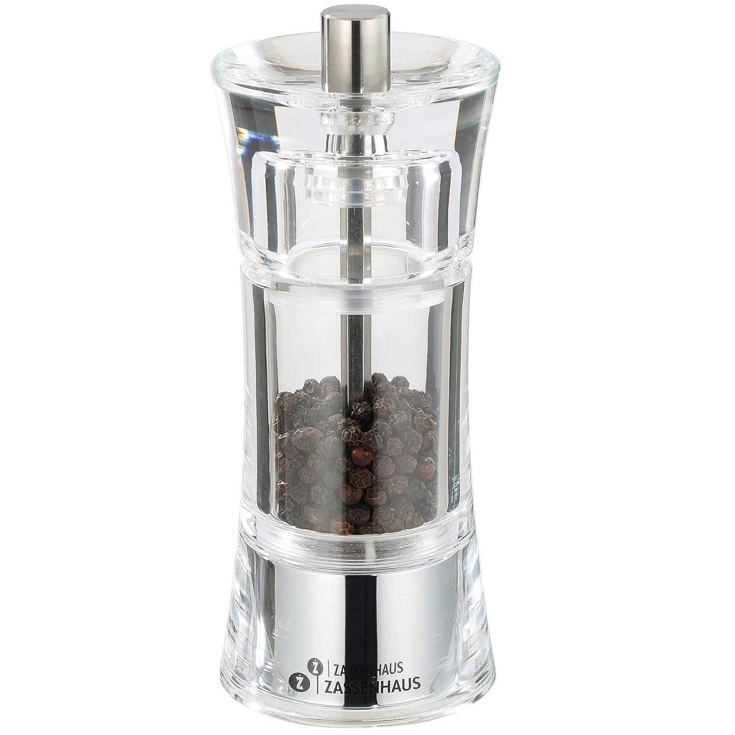 Zassenhaus Set composto da macina pepe e macina sale Aachen da 14 cm.