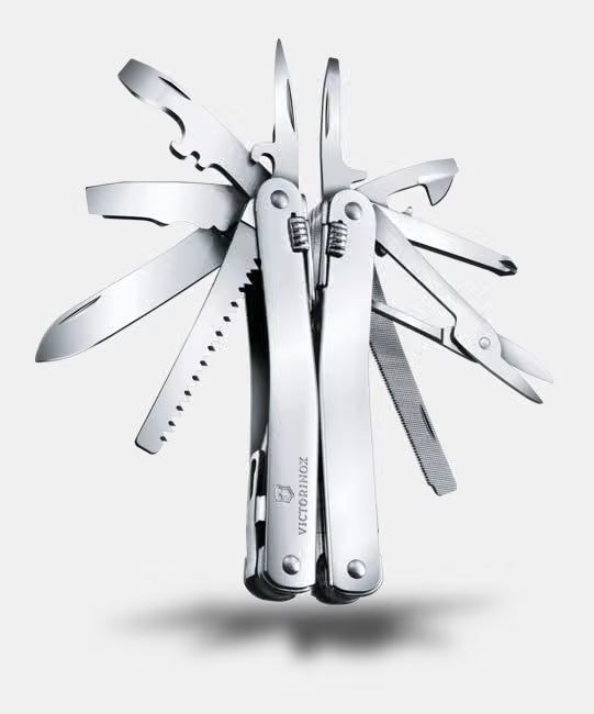 Victorinox Swiss Tool Spirit X con fodero in pelle V-3.02 24.L