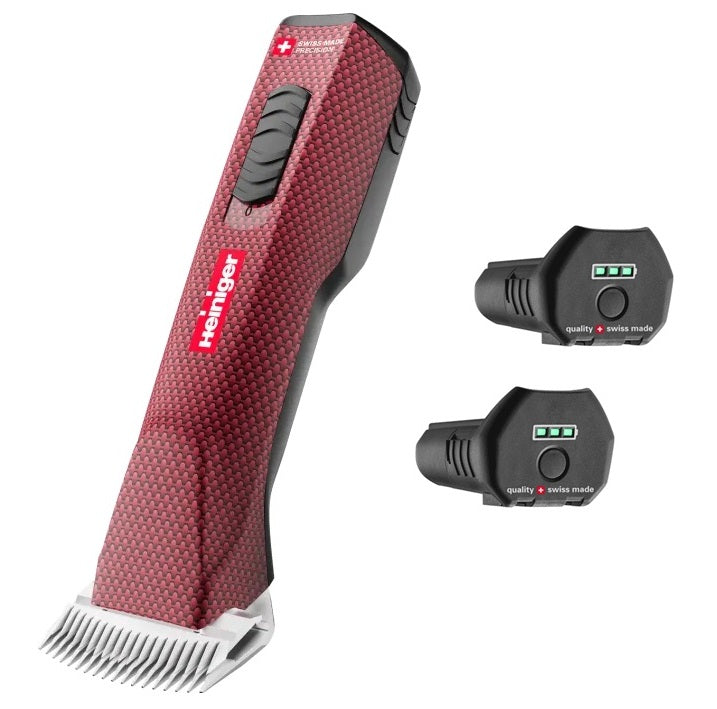 Heininger Tosatrice cordless Opal Xtend 2 batterie testina per pecore e camelidi