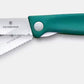 Victorinox Coltello pieghevole da picnic Swiss Classic ondulato verde in blister 6.7834.FC1