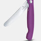 Victorinox Coltello pieghevole da picnic Swiss Classic ondulato viola in blister 6.7835.FC1