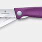 Victorinox Coltello pieghevole da picnic Swiss Classic ondulato viola in blister 6.7835.FC1