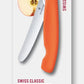 Victorinox Coltello pieghevole da picnic Swiss Classic ondulato Arancione in blister 6.7839.FC1