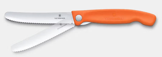 Victorinox Coltello pieghevole da picnic Swiss Classic ondulato Arancione in blister 6.7839.FC1