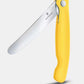 Victorinox Coltello pieghevole da picnic Swiss Classic ondulato giallo in blister 6.7838.FC1