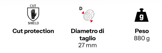 Felco forbice cesoia elettrica a batteria Felco 2e taglia rami fino a 27 cm fino a 3.000 tagli per carica, protezione antitaglio di sicurezza