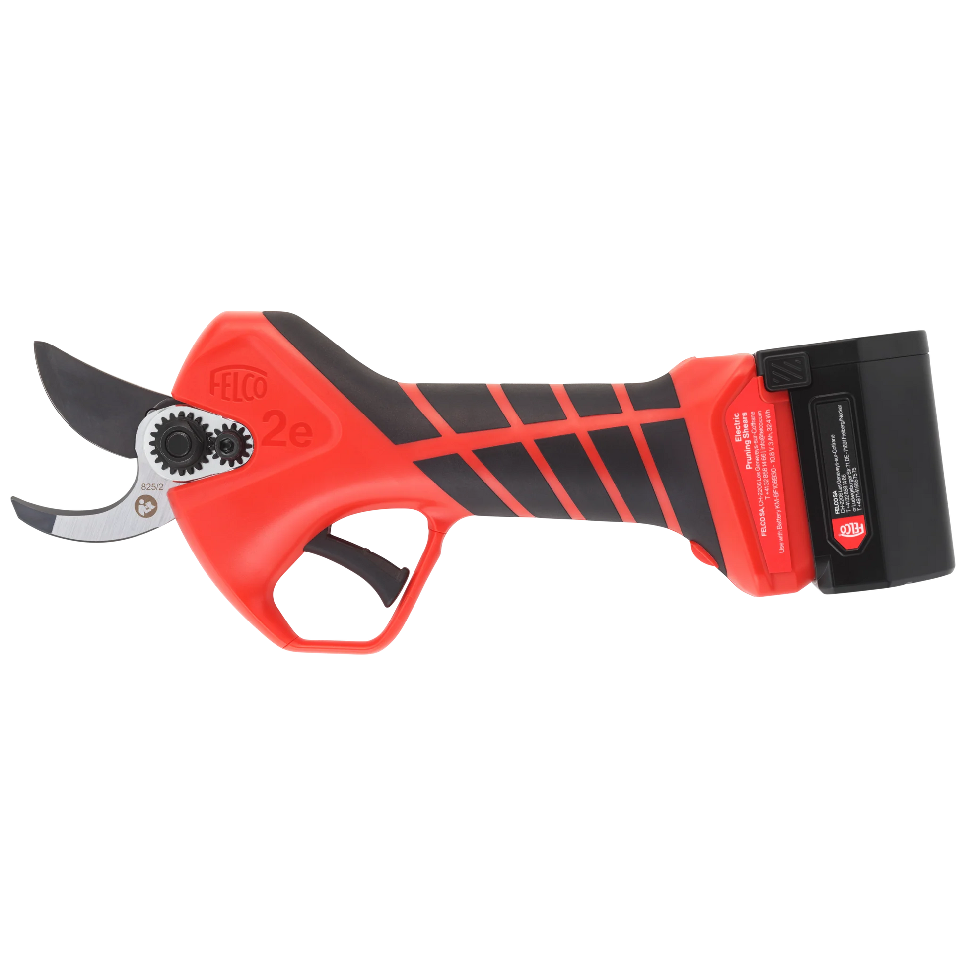 Felco forbice cesoia elettrica a batteria Felco 2e taglia rami fino a 27 cm fino a 3.000 tagli per carica, protezione antitaglio di sicurezza