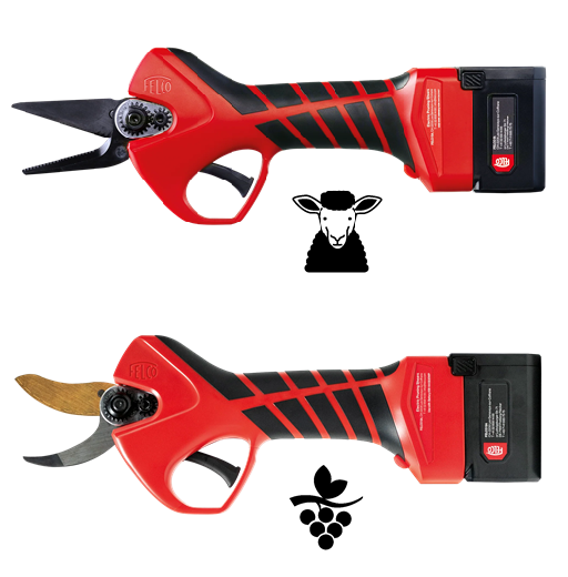 Felco F834V Kit Vigna e Zoccoli Ovini – Forbice a Batterie con Accessori 834H-001 e 834H-002