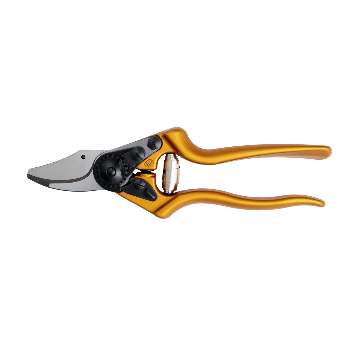 FELCO 6 Electric Arancione + 910 Fodero in vero cuoio