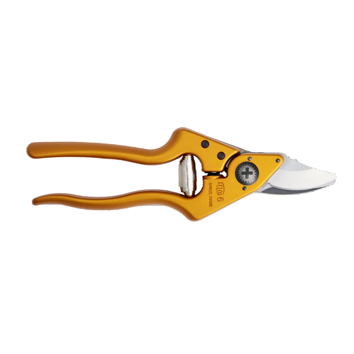 FELCO 6 Electric Arancione + 910 Fodero in vero cuoio