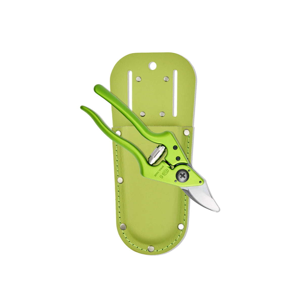 FELCO 6 Electric Verde + 910 Fodero in vero cuoio