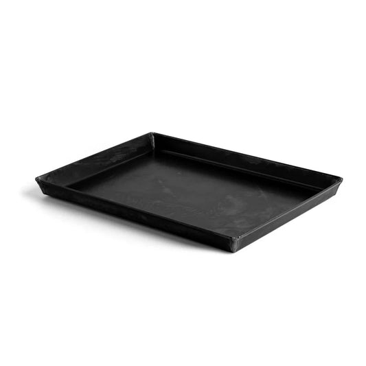 Marcato teglia in acciaio bluito professionale 30xx 23x 3,3cm adatta ad alta temperatura, pizze, focacce, tutti i preparati da forno