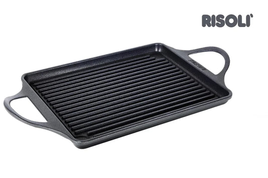 Risolì piastra induzione pessofusione alluminio Servigrill 46x25 cm spessore 6 mm