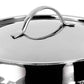 Lagostina Euforia Set di Pentole Induzione, Gas e Forno in Acciaio Inox 18/10, 11 Pezzi, Fondo Lagoseal Plus, Batteria di Pentole con 4 Casseruole, 2 Pentole, Bollilatte, 4 Coperchi
