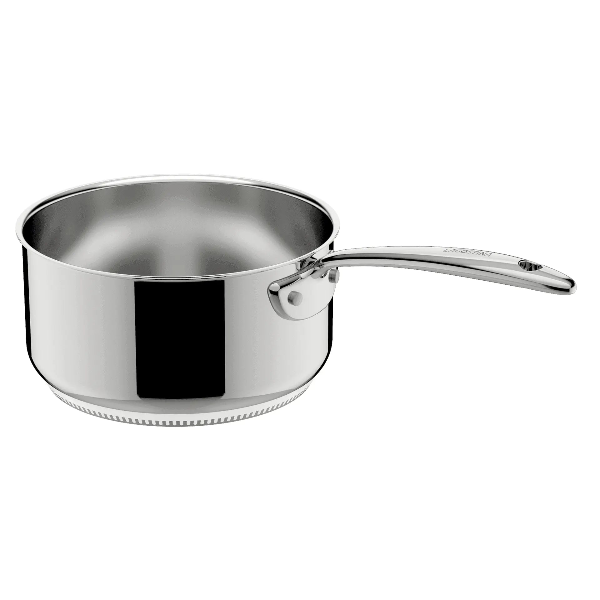 Lagostina Accademia Lagofusion Casseruola Fonda 14 cm 1 Manico | Acciaio Inox 18/10, Induzione