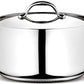 Lagostina Accademia Lagofusion Casseruola Fonda con 2 Maniglie e Coperchio Acciaio Inossidabile 26 cm