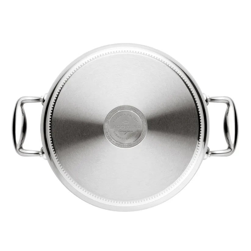 Lagostina Casseruola 20 cm Fonda Accademia Lagofusion 2 Maniglie con coperchio