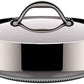 Lagostina Accademia Lagofusion Casseruola bassa con 2 Maniglie e Coperchio Acciaio Inossidabile 26 cm