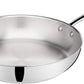 Lagostina Accademia Lagofusion Padella Acciaio Inox 18/10 Ø 26 cm Induzione Gas e Forno fino a 250 °C Finitura Lucida Esterna e Satinata Interna Fondo 5 Strati