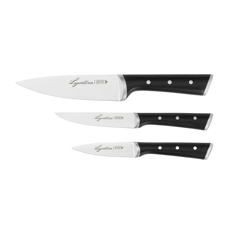 Lagostina Set da 3 coltelli  Iceforce realizzato in acciaio inox tedesco