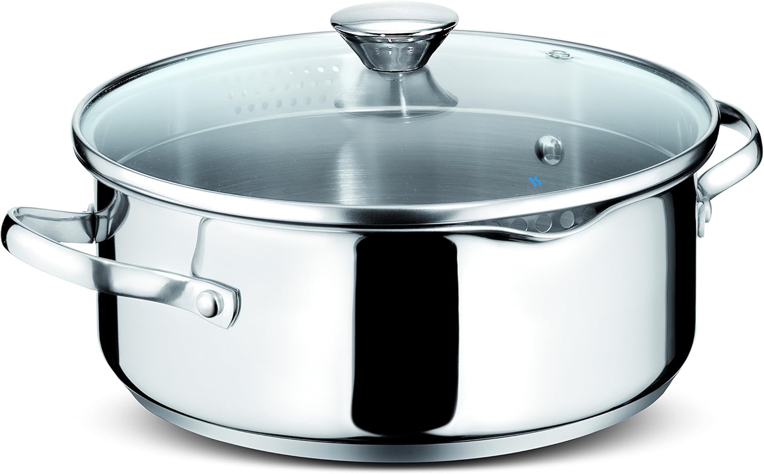 Lagostina Smart Set di Pentole Induzione, Gas e Forno in Acciaio Inox 18/10, 9 Pezzi, Fondo Lagoseal Plus Triplo Strato