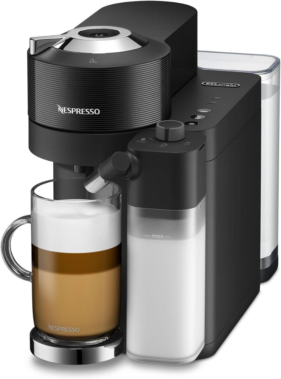 De' longhi macchina da caffè Nespresso Vertuo Lattissima nero ENV300.B