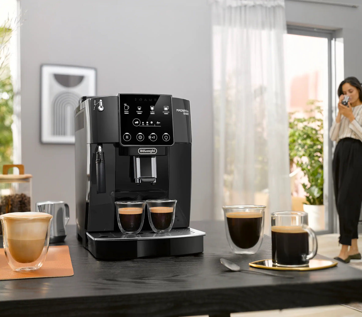 De Longhi macchina da caffè espresso Magnifica Start ECAM220.60.B S11