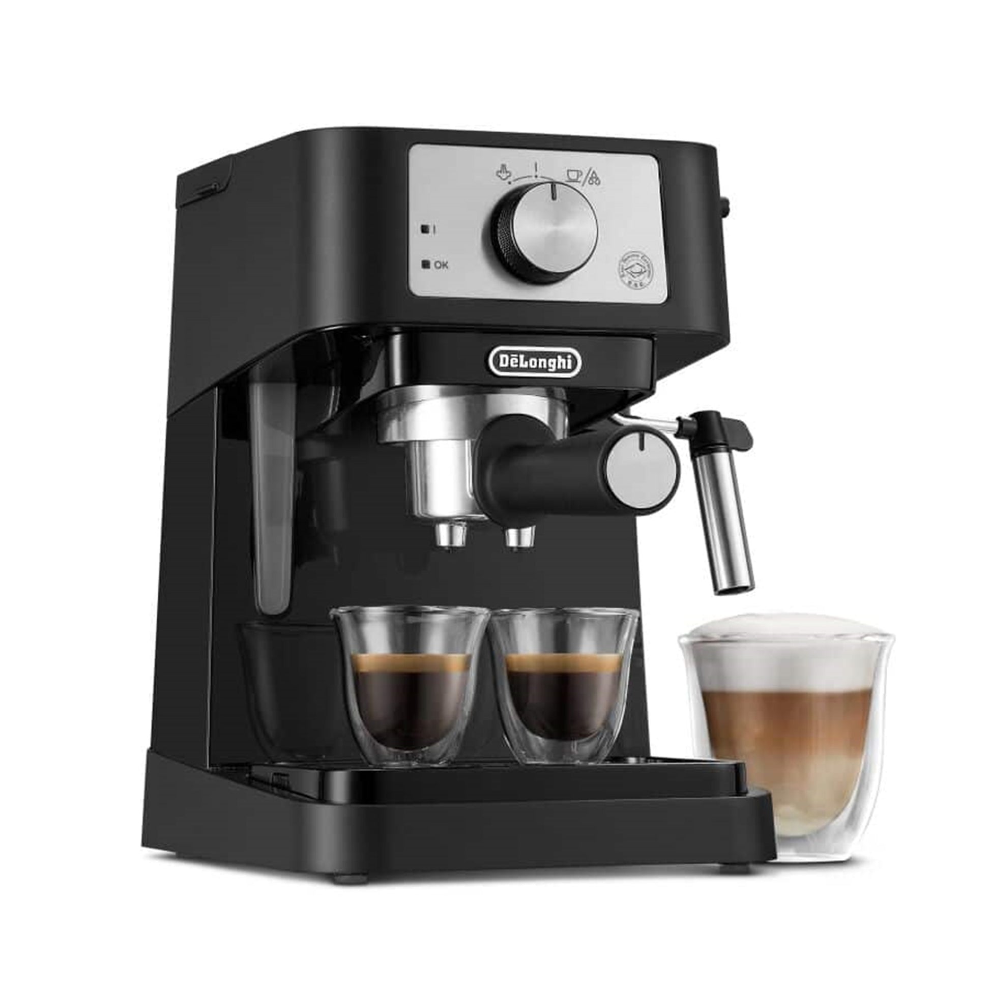 De Longhi Macchina da Caffè espresso in polvere o cialda pressione 15 bar EC 260.BK