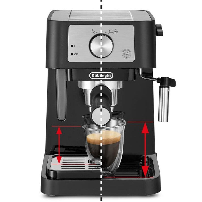 De Longhi Macchina da Caffè espresso in polvere o cialda pressione 15 bar EC 260.BK