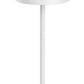 Luminart Lampada portatile a Led ricaricabile, accensione e regolazione luce touch, in alluminio bianco