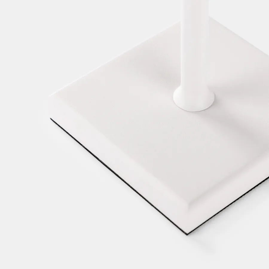 Luminart Lampada portatile a Led ricaricabile, accensione e regolazione luce touch, in alluminio bianco
