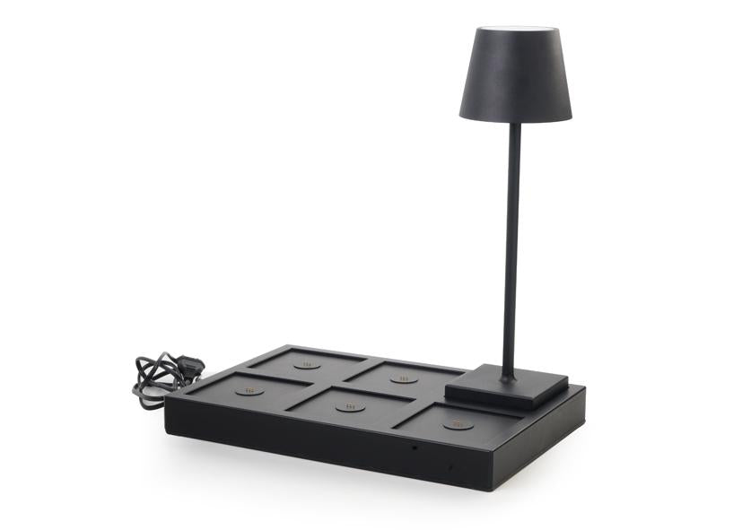 Luminart base per ricaricare 6 lampade led da tavolo