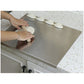 Calder spianatoia multiuso inox con bordo 48 × 70 cm 5260043