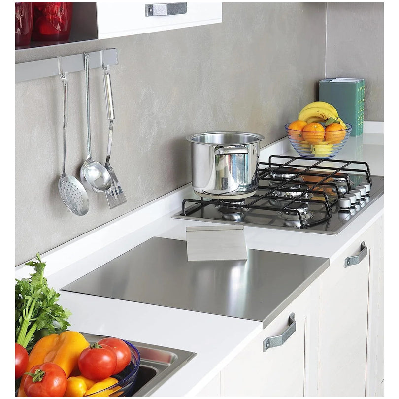 Calder spianatoia multiuso inox con bordo 48 × 70 cm 5260043