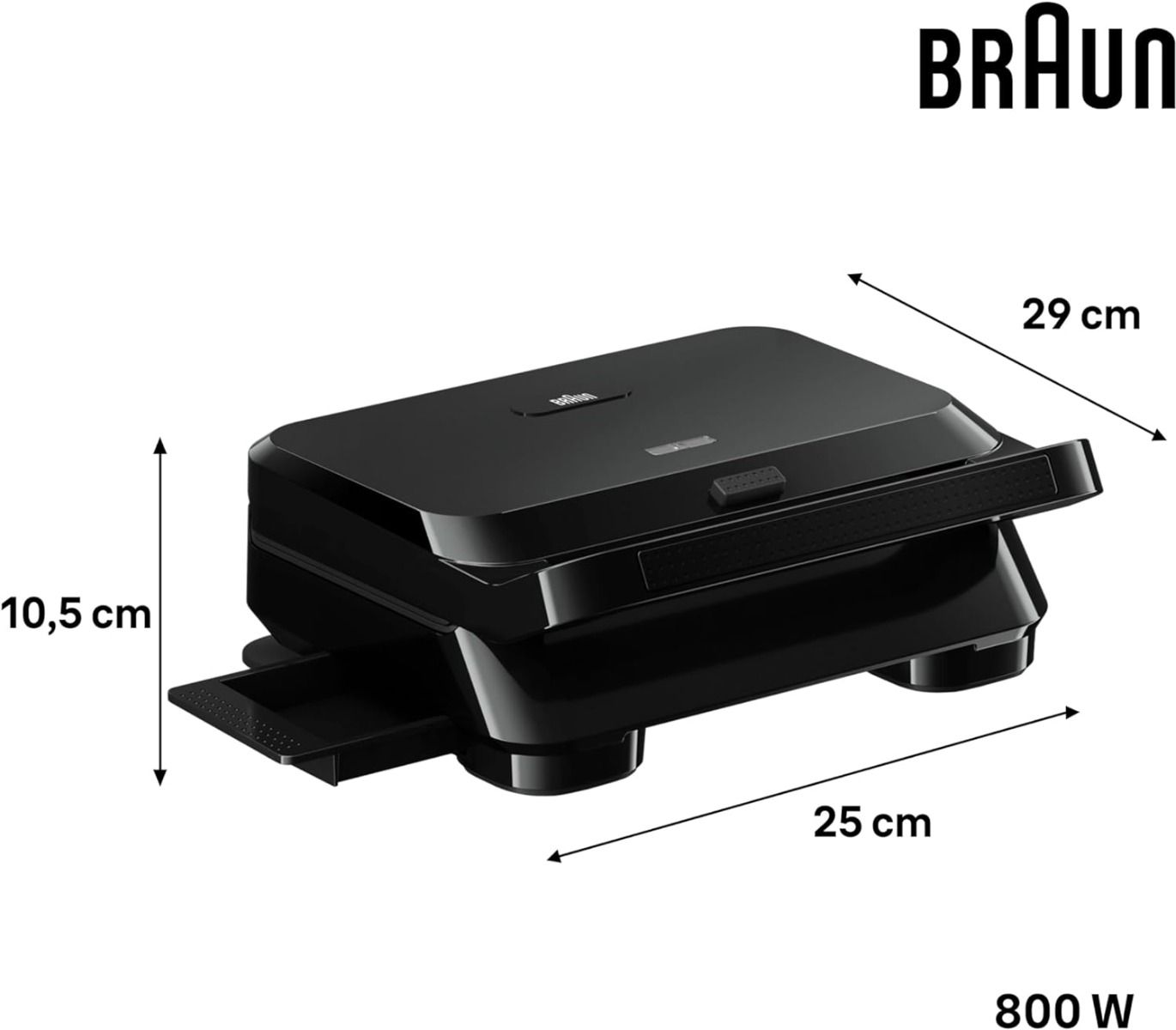 Braun SnackMaker 5 Sandwich Maker Piastre Grill Rimovibli SM5001