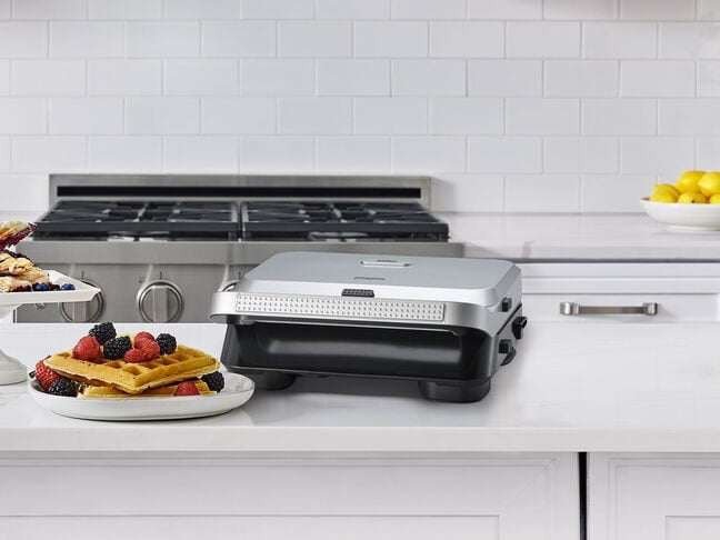 Braun SnackMaker 5 per sandwich e waffle toast SM5005 Argento