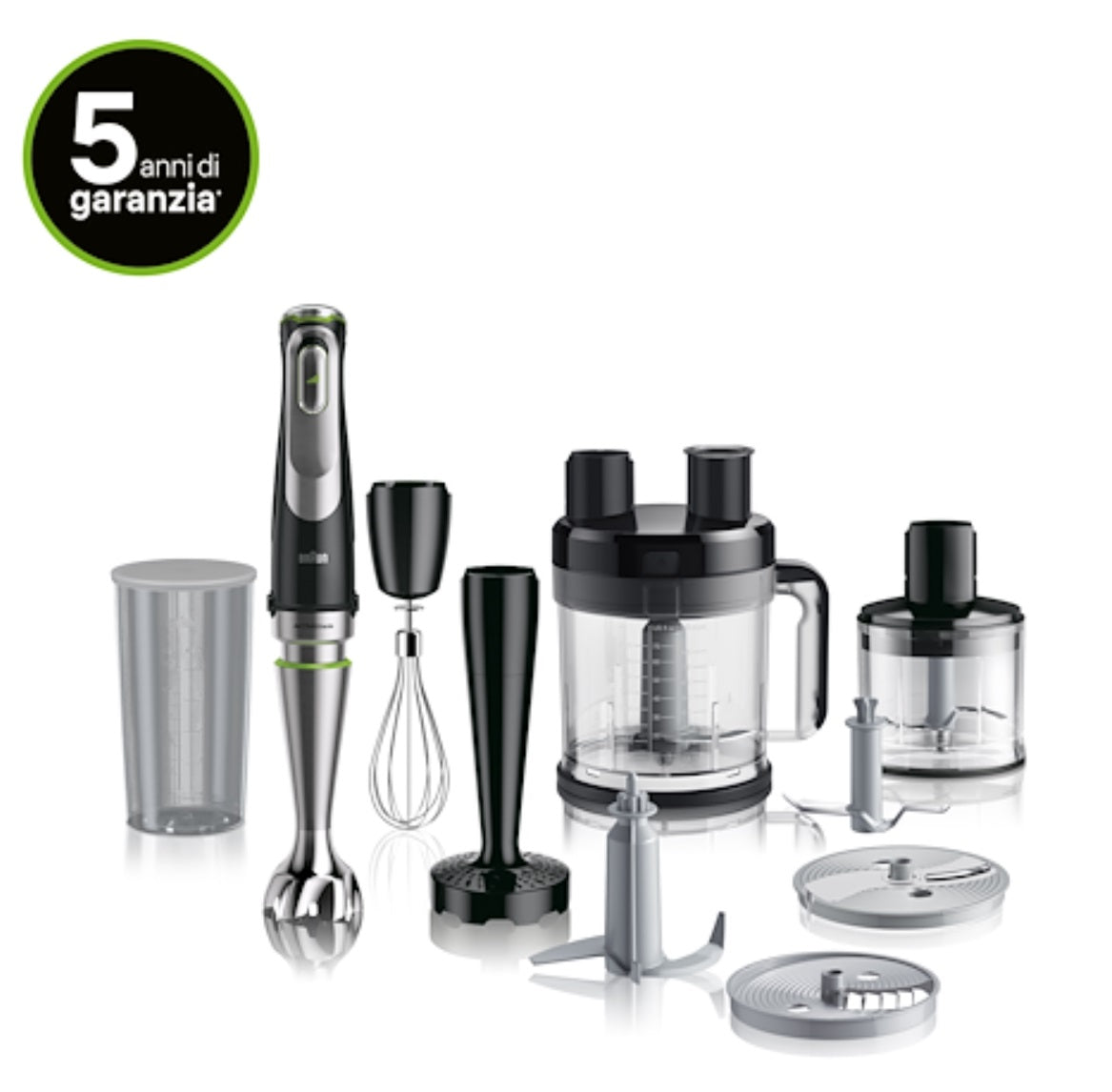 Braun Multiquick 9 Mq 9187xli 0,6 L Frullatore Ad Immersione 1200 W