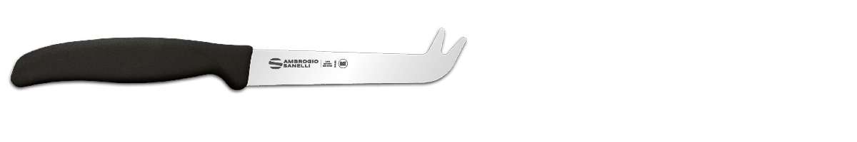 Sanelli Supra Coltello formaggio professionale due punte taglia e prendi lama cm 11 ST96B11B