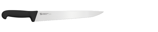 Sanelli Ambrogio coltello per porchetta professionale Supra con lama ondulata 30 cm SA72030B