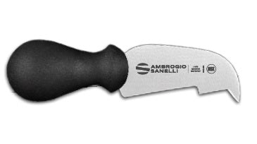 Sanelli Ambrogio coltello professionale per Parmigiano Reggiano segna forme ad uncino Supra 9 cm SW28009B