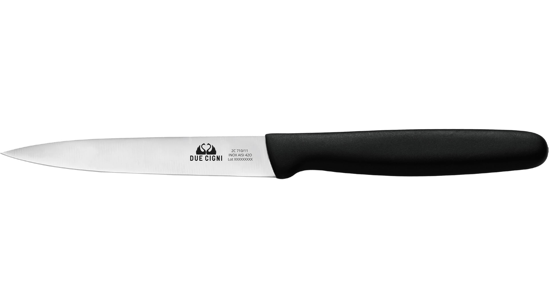 Due Cigni coltello SPELUCCHINO  lama 11 cm. 2C 710/11