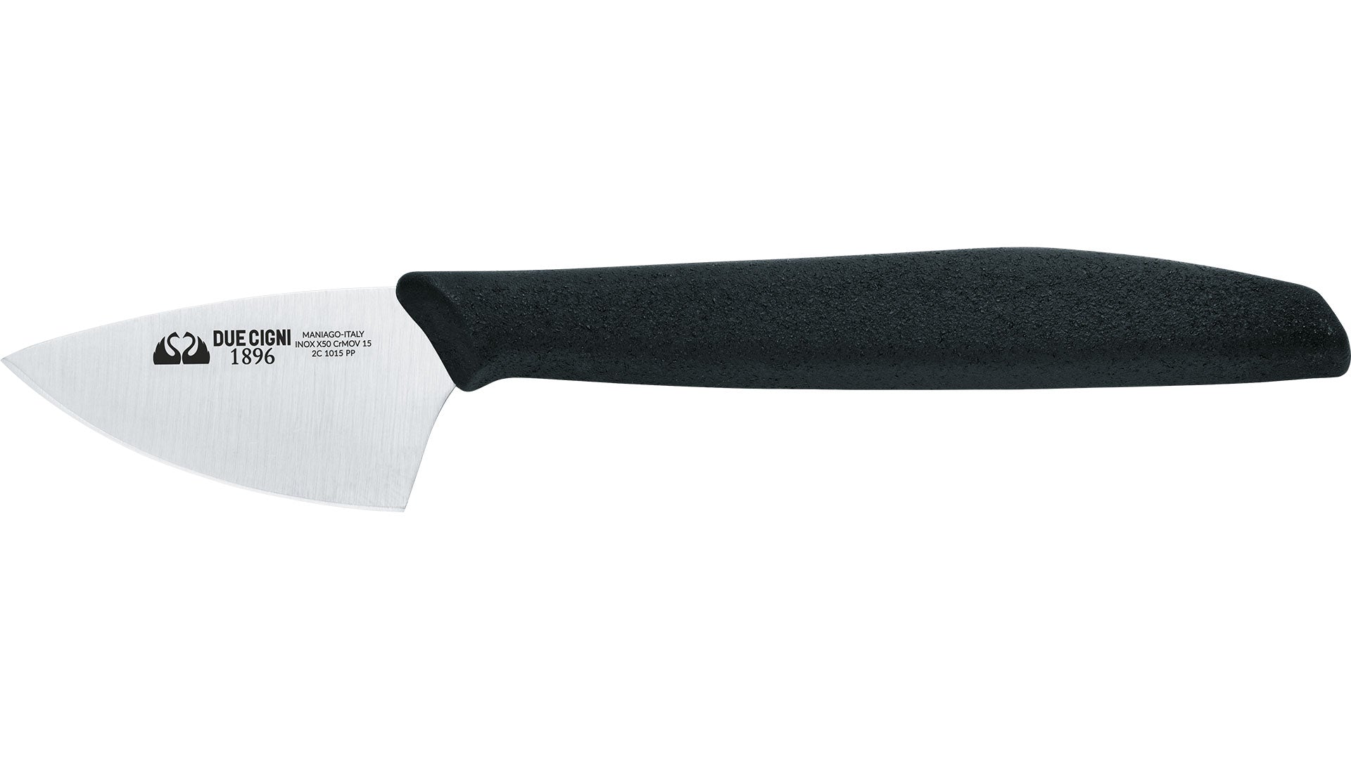 Due cigni coltello  per il Grana lama cm 5 acciaio inox 4116 2C 1015 PP