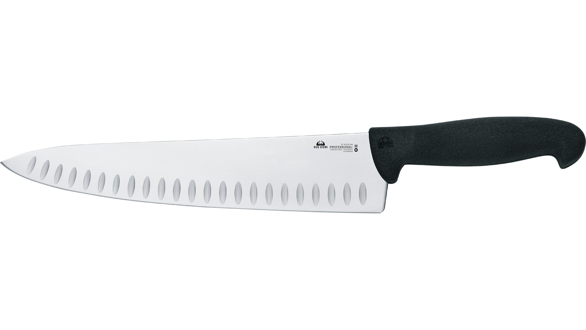 Due Cigni coltello cuoco lama alveolata cm 20 4916 2C 415/25 AN