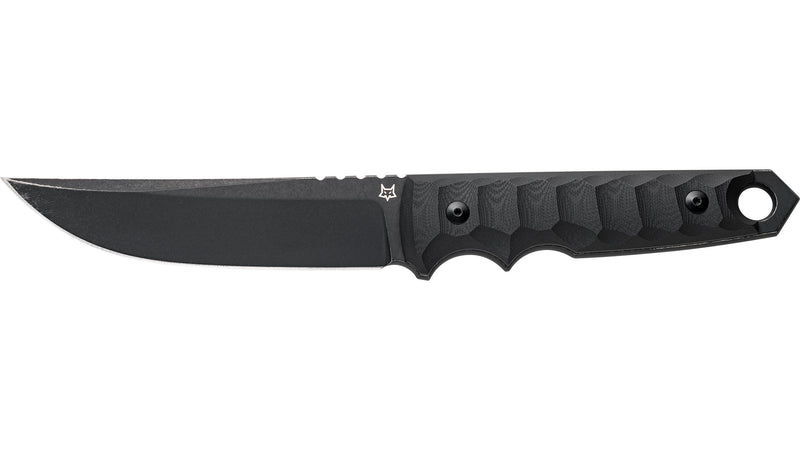 Fox RYU FX-634 – Coltello Lama Fissa Niolox Black Idroglider, Manico G10 Nero, Fodero Kydex