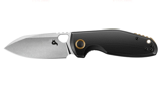Black Fox PUFFY coltello chiudibile lama VG10 stonewashed manico G10 nero BF-786 G10B