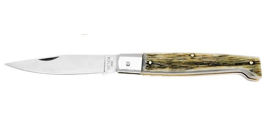 Coltello Pattada CORNO GREZZO lunghezza totale inox 22cm 5541013