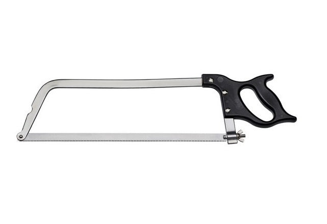 Segaossa a mano professionale da macellaio INOX 40cm tirante a vite