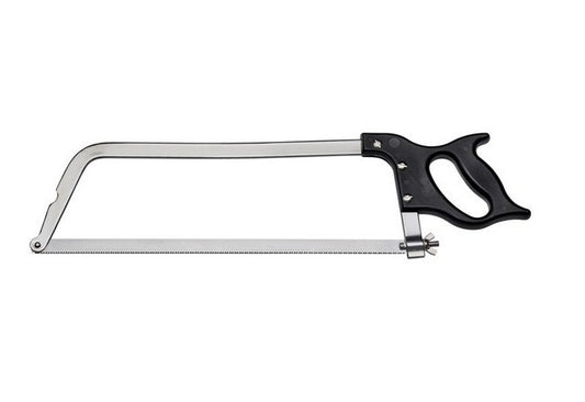 Segaossa a mano professionale da macellaio INOX 40cm tirante a vite
